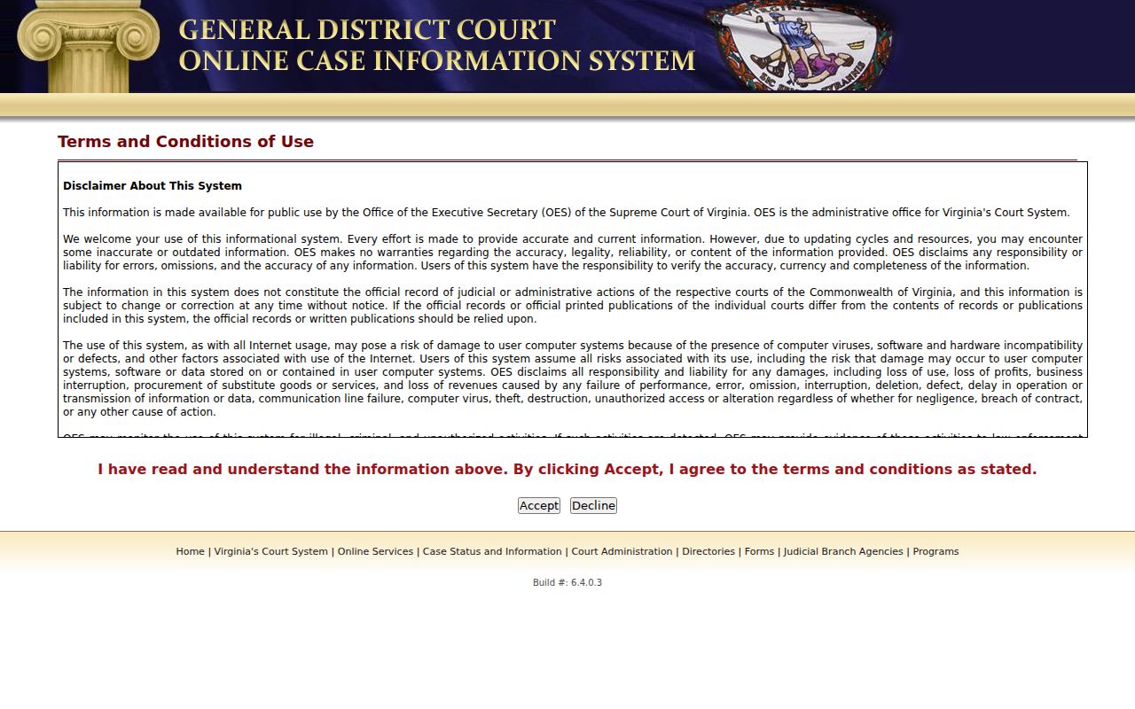 Clarke County criminal court case search in General District Court Case Information