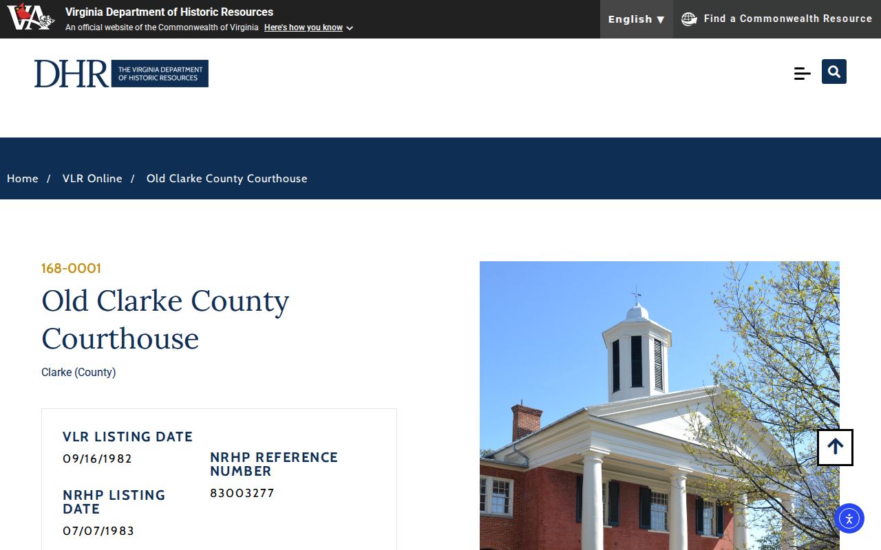 Clarke County criminal records courthouse green in Berryville